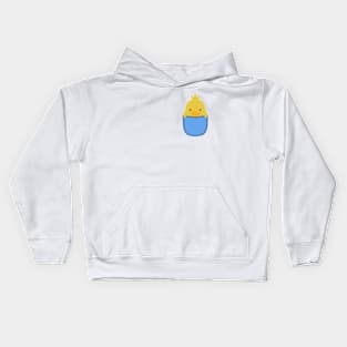 Chick in a pocket Kids Hoodie